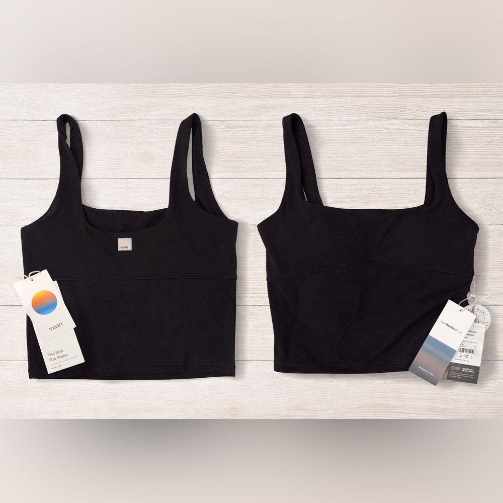 Vuori Black AllTheForm Support Tank